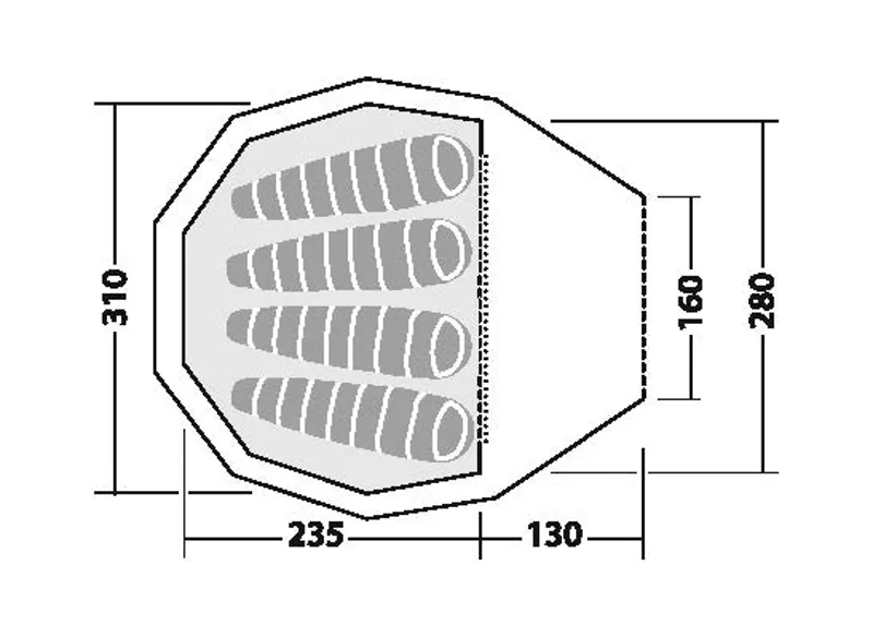 Robens Green Cone PRS Tipi Tent-2